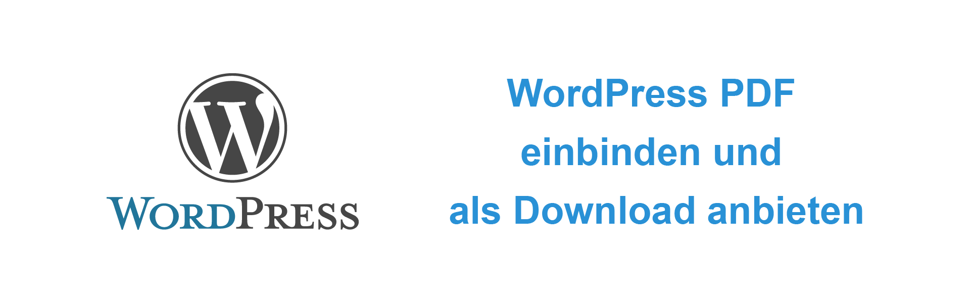 WordPress PDF einbinden & zum Download anbieten [2020]